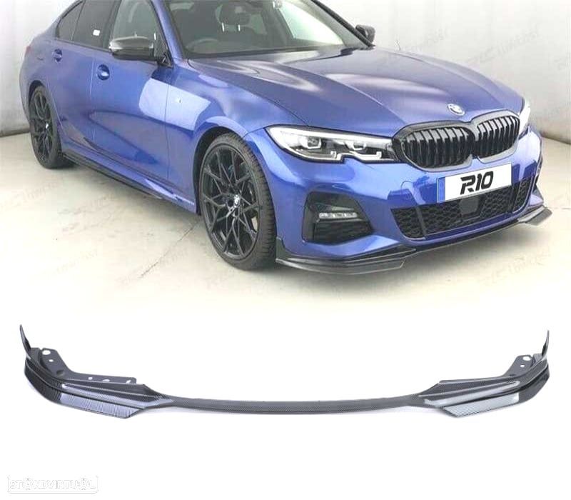 SPOILER LIP FRONTAL BMW G20 G21 19-22 LOOK M PERFORMANCE CARBONO - 1