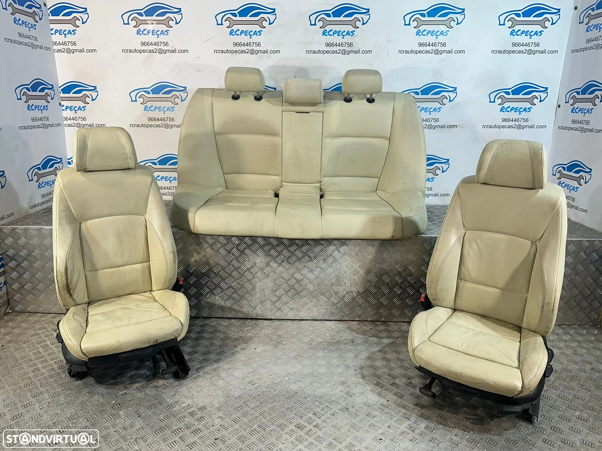 Conjunto Bancos Frente Tras Pele Pack M BMW Serie 3 E90 Sedan 2004 - 2013 - 2