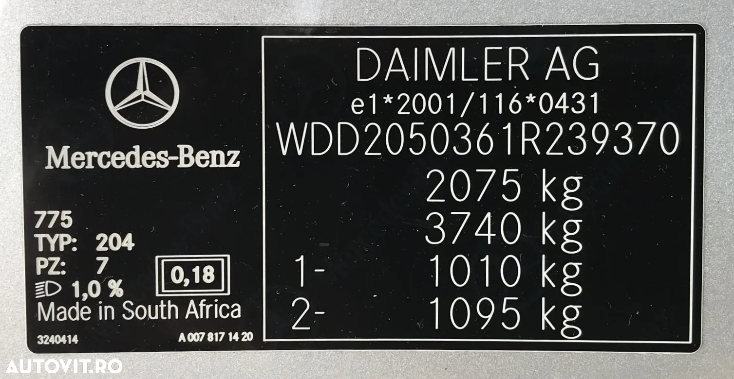 Mercedes-Benz C 180 (BlueTEC) d 7G-TRONIC - 8