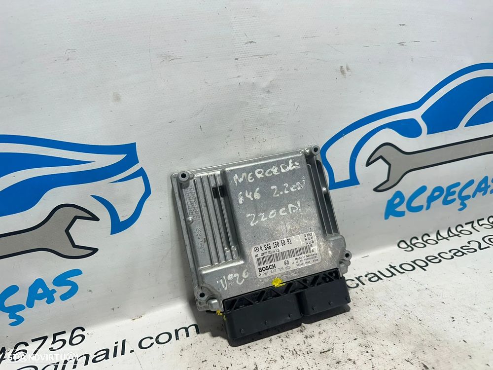 .Centralina Motor Bosch Mercedes Benz 2.2 CDi 646 A6461505091 0281012725 CR3.44 ED0117 - 4