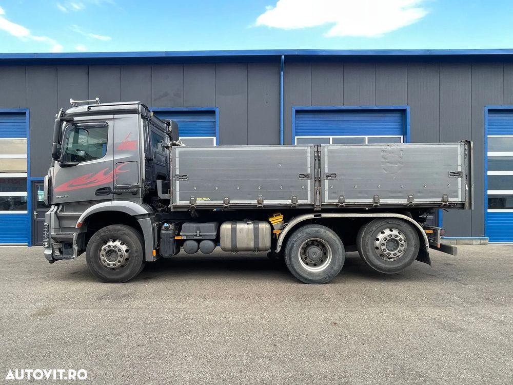 Mercedes-Benz Mercedes Benz Arocs 2543 Euro6 | Basculanta Langendorf trilaterala | Axă liftanta si viratoare - 8