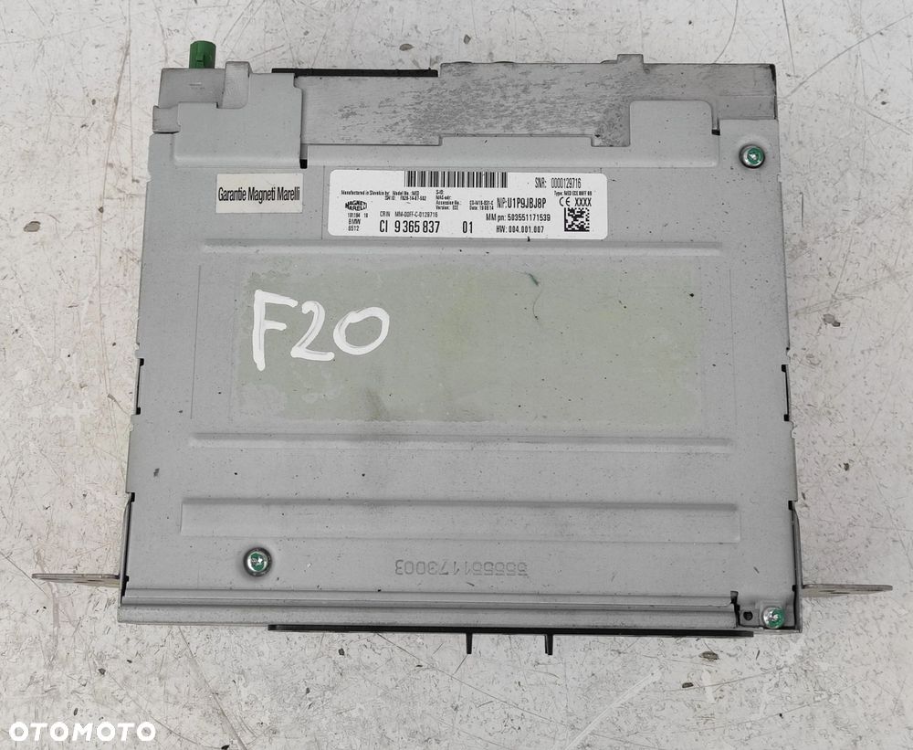 RADIO CZYTNIK NAWIGACJI BMW F06 F07 F10 F11 F15 F20 F21 F30 9365837 - 1