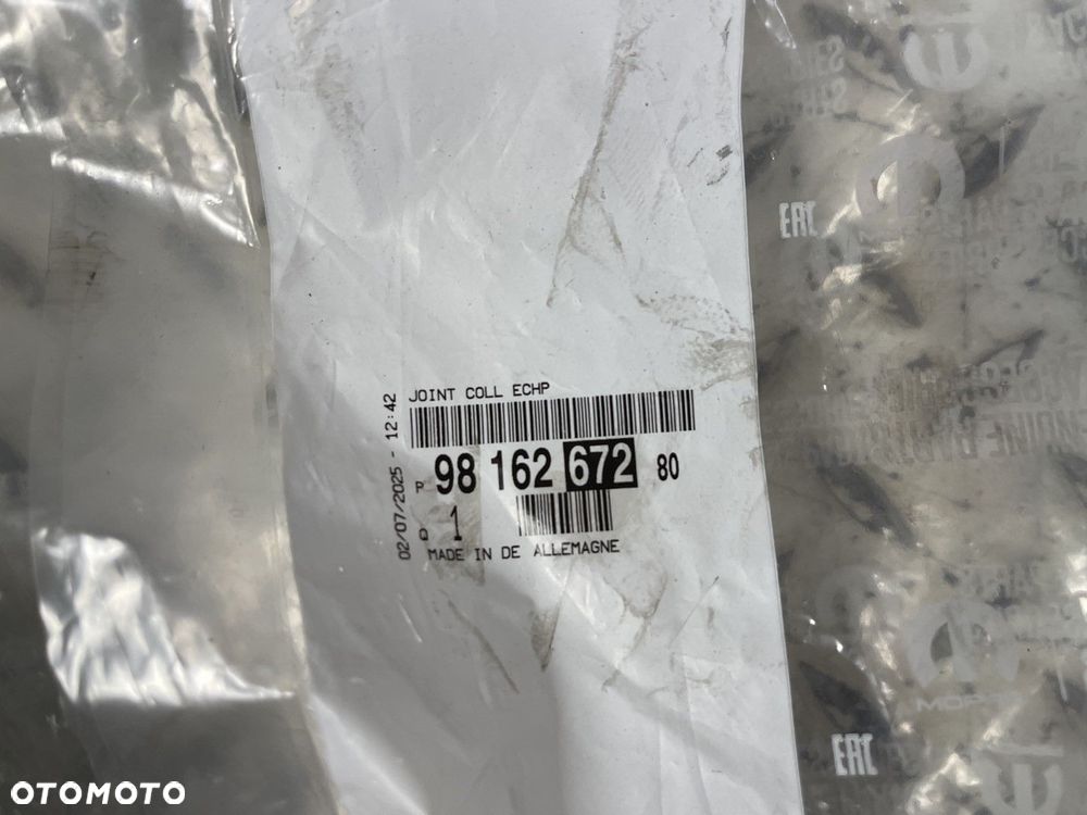 NOWA ORYGINALNA USZCZELKA OSŁONA TERMICZNA KOLEKTORA 1.5 D CITROEN PEUGEOT OPEL 9816267280 - 5