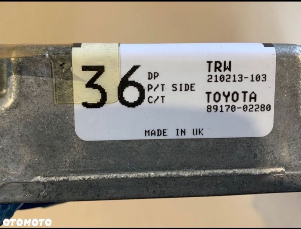 89170-02280 moduł sensor airbag Toyota corolla e12 poduszki powietrznej - 3