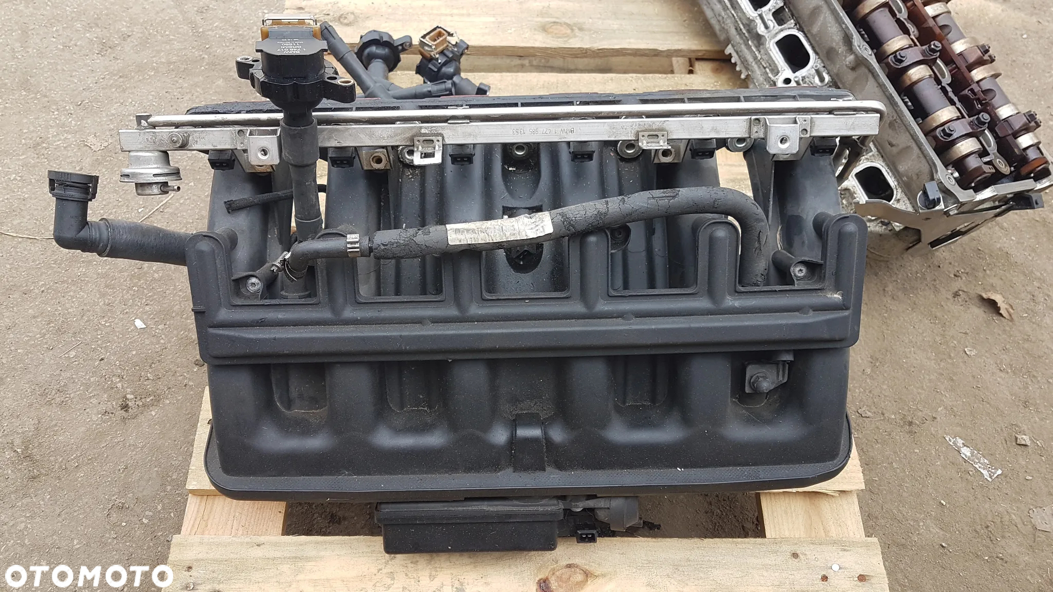 BMW E39 E38 E46 M52 B20 KOLEKTOR SSĄCY 1438140 KOMPLETNY - 2