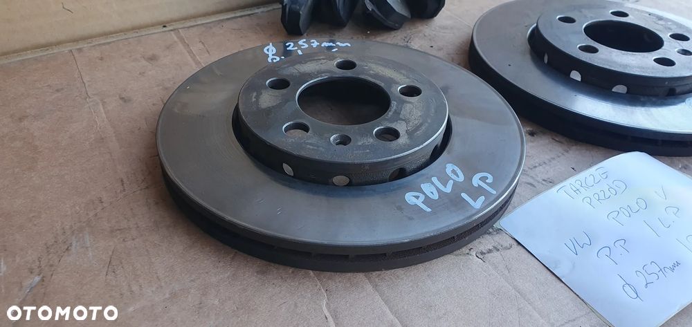 Tarcze hamulcowe klocki przód przednie VW Polo V 6R - 4