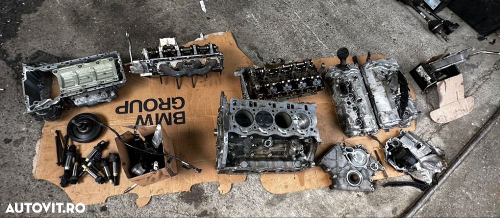 anexe motor N63 N63B44C 449hp g11 750xi baie  chiuloasa capace culbutori axe cu came pompa ulei bobină pompa benzină - 1
