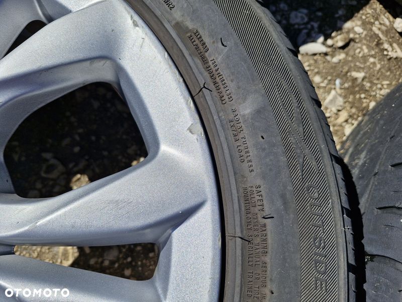 FIAT 500X FELGI ALUMINIOWE 5X110 17 CALI ET40 735612336 KOŁA 7JX17 - 8
