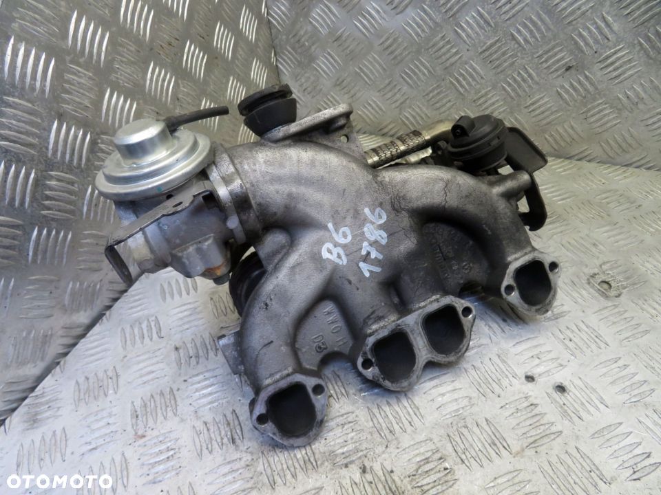CHŁODNICA SPALIN EGR PASSAT B6 1.9 TDI 038131513AD KOLEKTOR 03G129713 VOLKSWAGEN 2005-2010 - 1