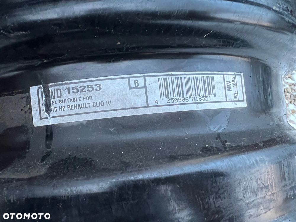 FELGI FELGA RENAULT CLIO IV 6 J 15  ET 40 4X100 - 5