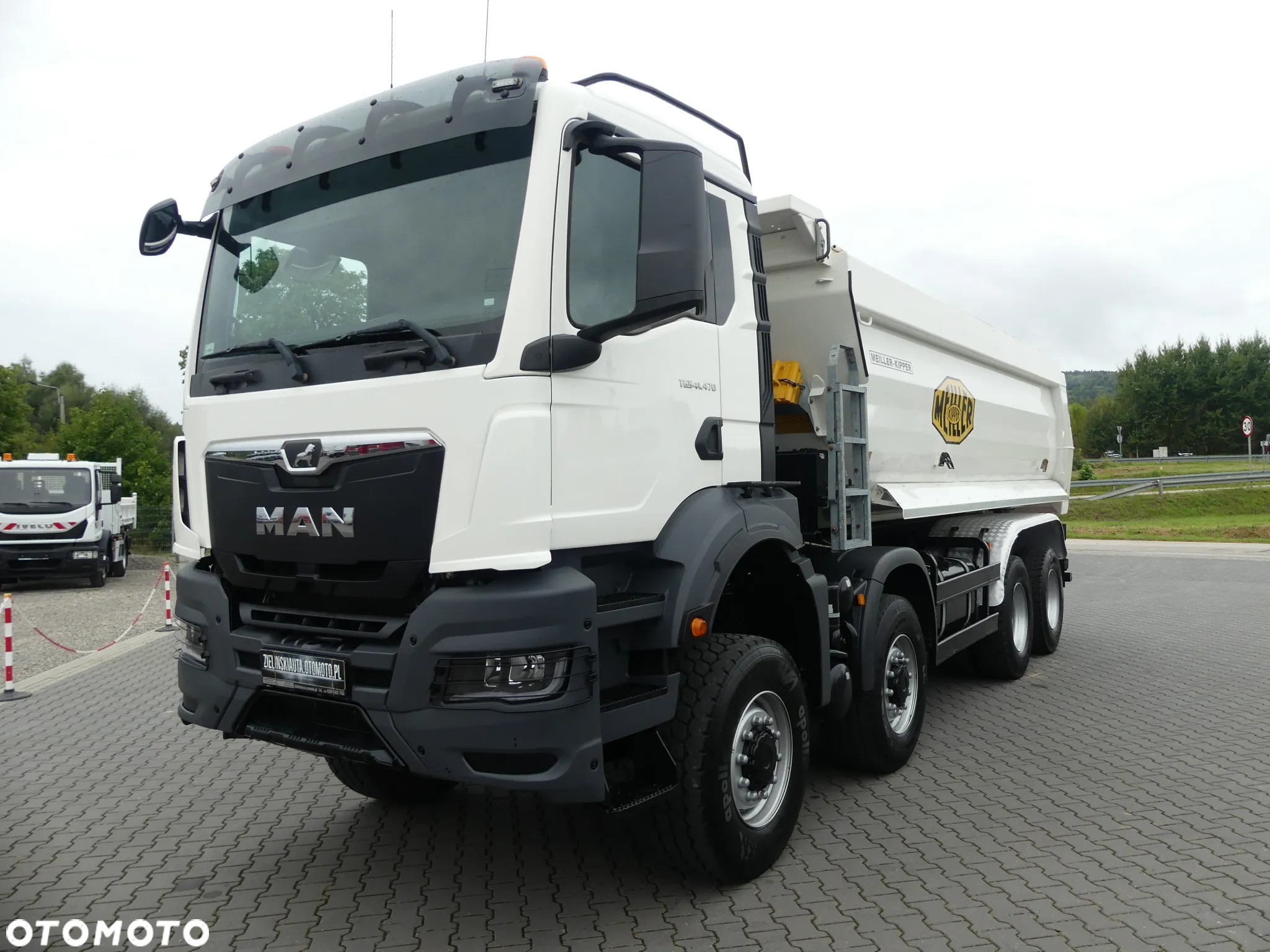 MAN TGS 41.470 / 8x8 / WYWROTKA MEILLER / MANUAL / NISKI PRZEBIEG / - 2
