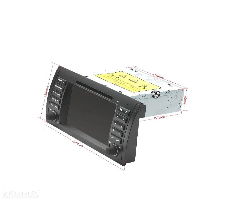 AUTO RÁDIO GPS ANDROID 12 PARA BMW X5 E53 99-03 - 5