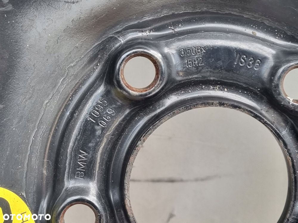 KOŁO DOJAZDOWE BMW E46 _ dojazdówka 125/90 R15 5x120 2150330 1095069 - 4