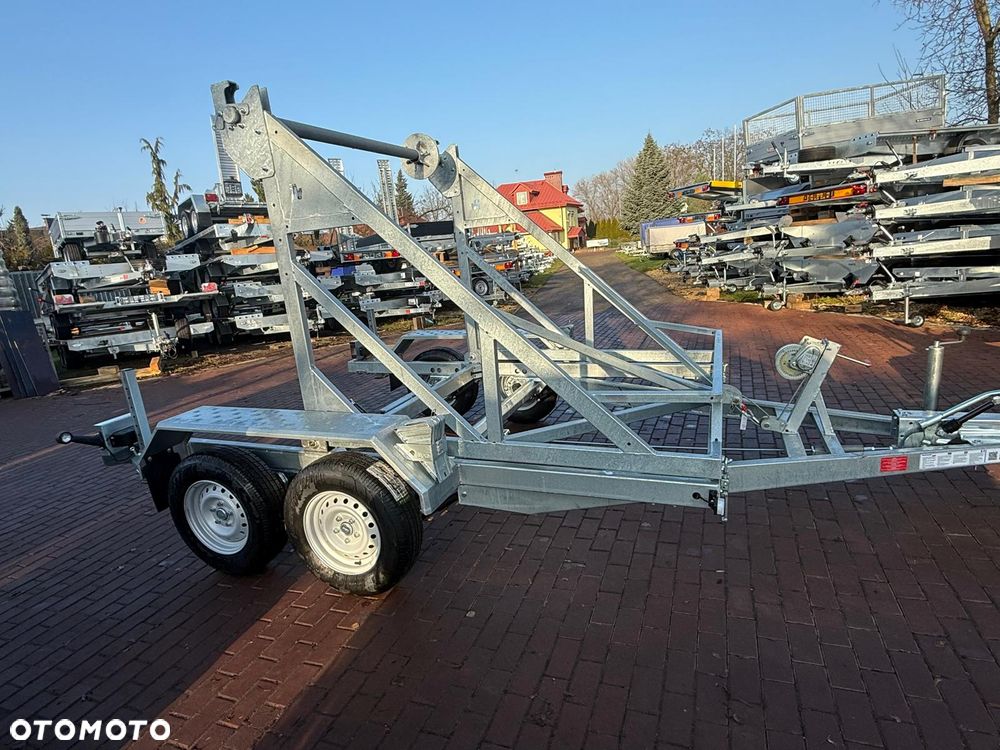 Niewiadów Przyczepa kablowa do przewozu szpuli bębna Niewiadów KB-35 średnica bębna 260cm 3500kg - 12