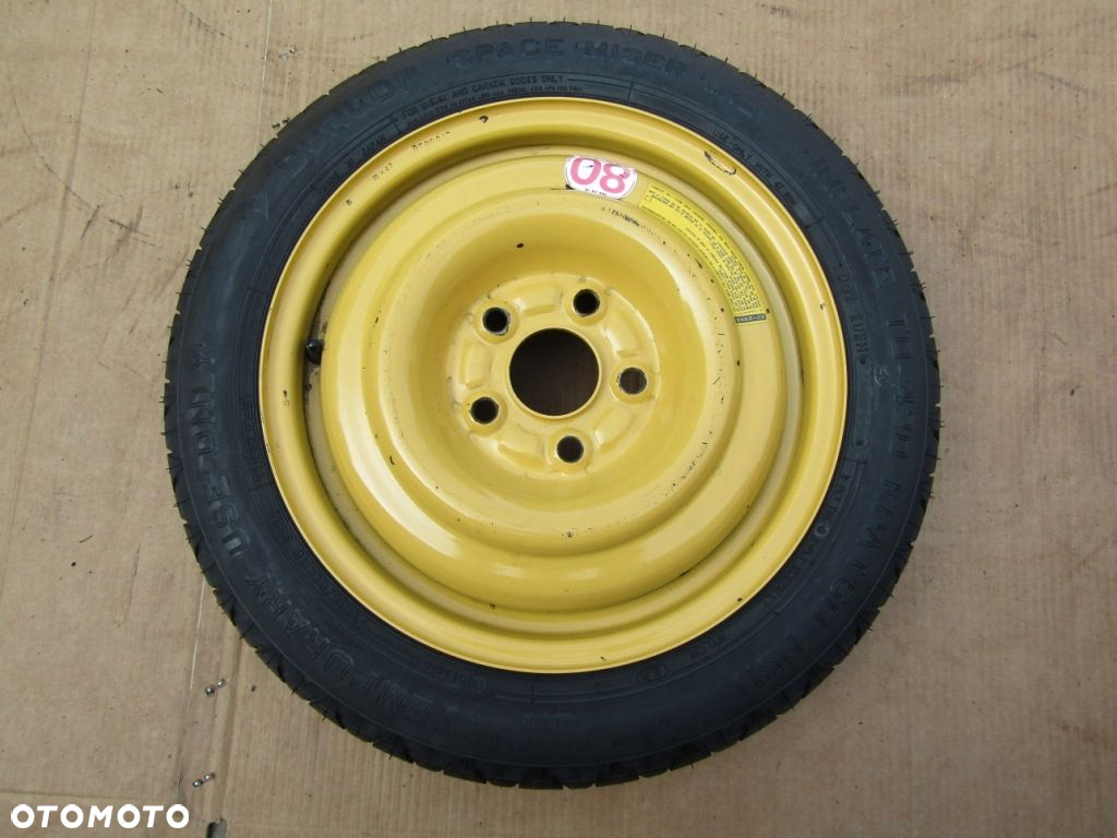 Koło Dojazdowe 15 Suzuki Swift SX4 Fiat Sedici Toyota Auris I / 5x114,3 - 3