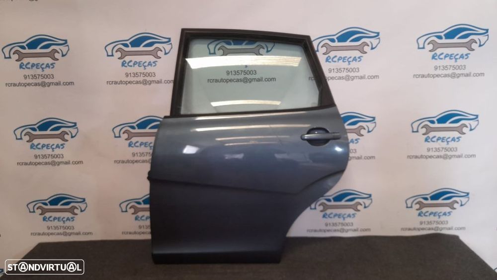 PORTA TRASEIRA TRÁS ESQUERDA SEAT ALTEA II 2 MK2 5P FECHO ELEVADOR MOTOR PUXADOR VIDRO - 2