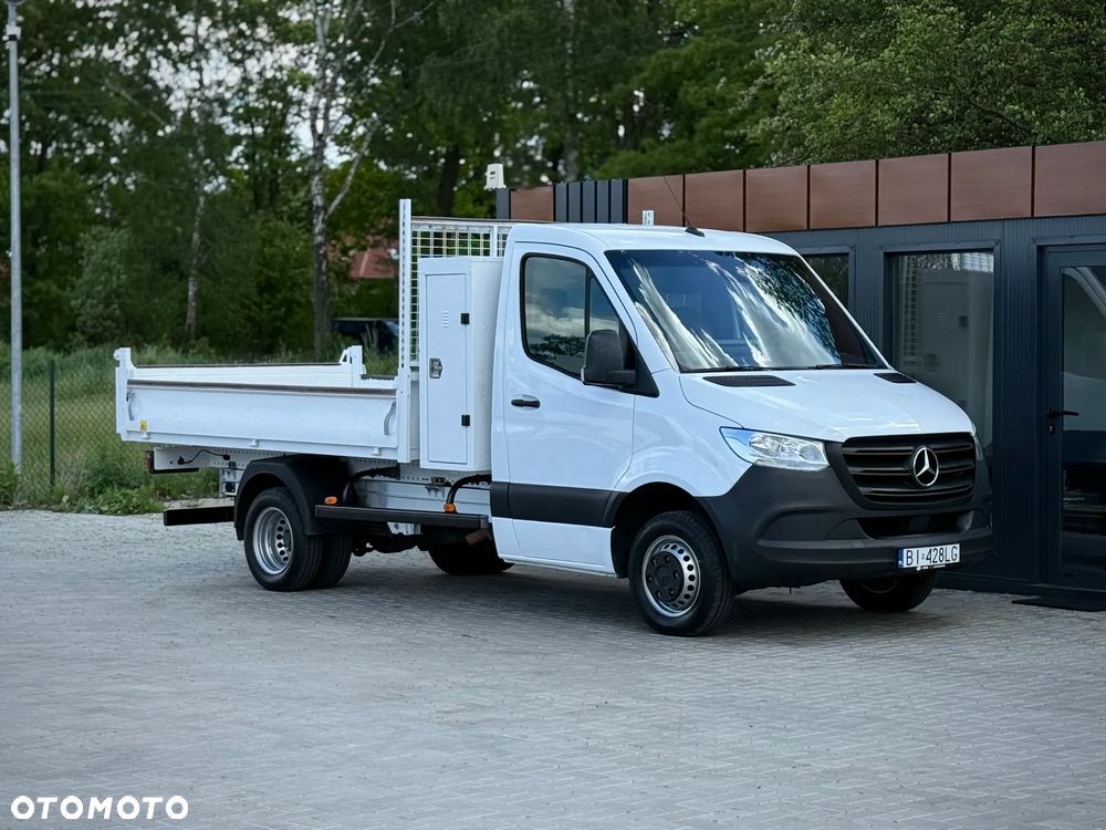 Mercedes-Benz Sprinter 516 CDI / Wywrotka JPM / 2.143cm3 OM651 163KM / 2019 Rok Produkcji / 173.456KM Przebieg / Bliźniaki Podwójne Koła / HAK 3,5T / ZAREJESTROWANY W PL - 3