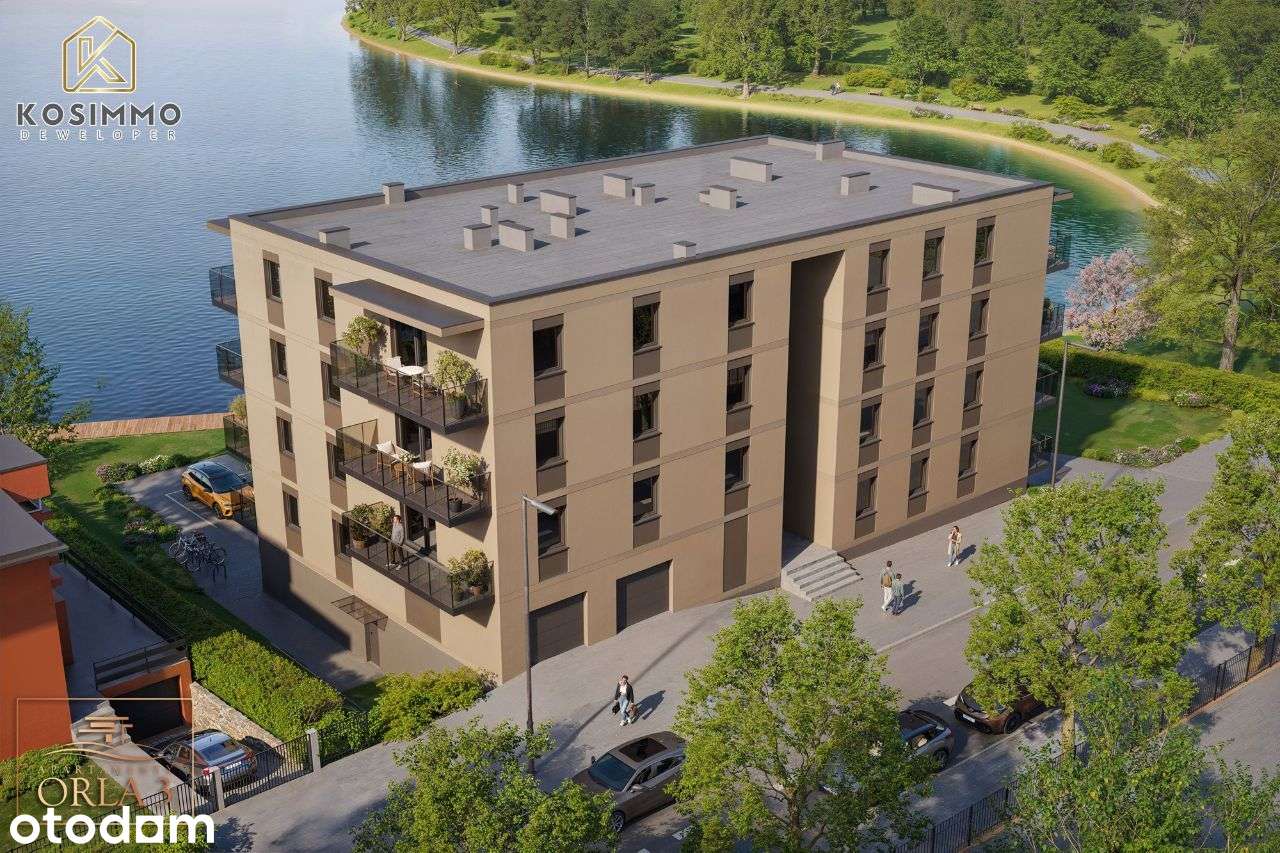 M10 APARTAMENTY Orla 3, Centrum, 3 pokoje, 1 piętro, widok na jezioro