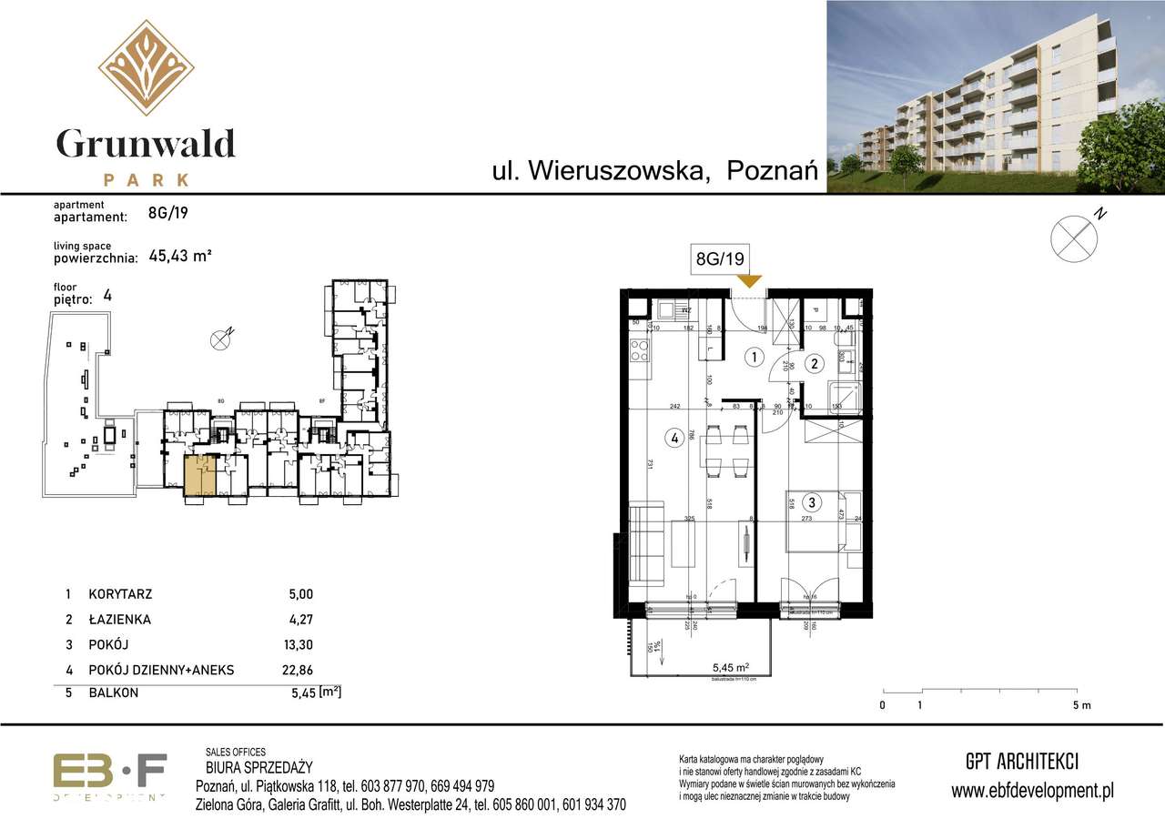 Grunwald Park | mieszkanie 2-pok. | 8G_19