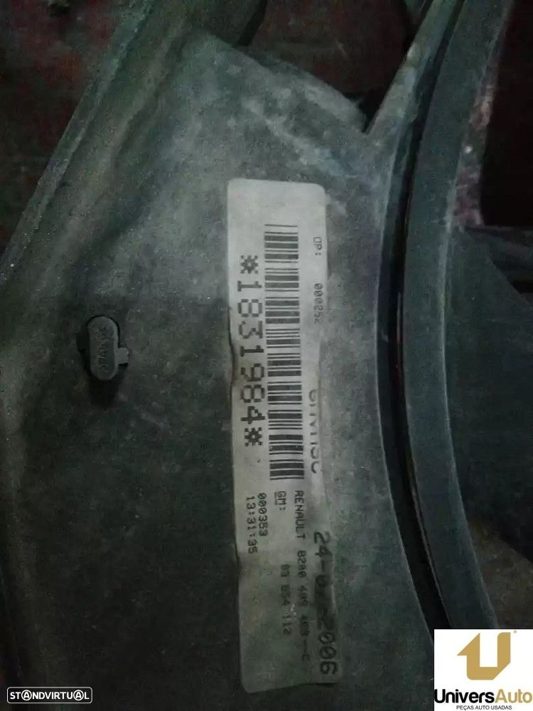 ELECTROVENTILADOR NISSAN PRIMASTAR FURGÃO 2007 -8200409469 - 1