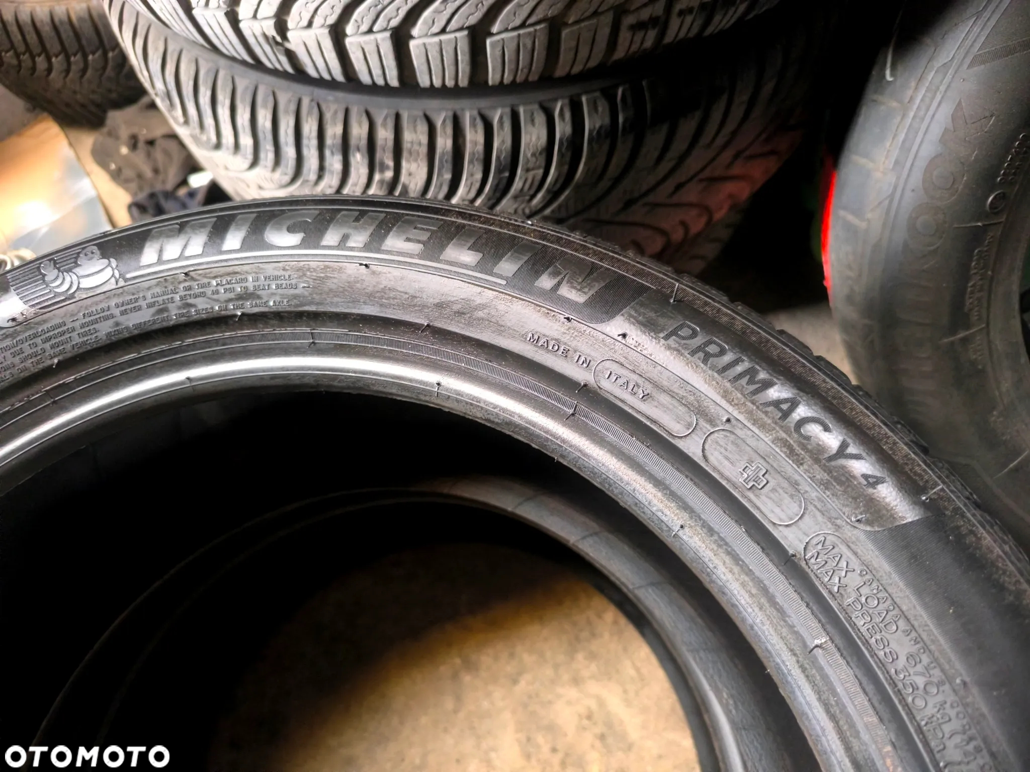 225/50R17 94V Opony Letnie Lato NOWE MICHELIN PRIMACY 4+ 4 + Legnica ALU-RAD 225/50 NOWY Naklejki Paski FArby Kropki - 11
