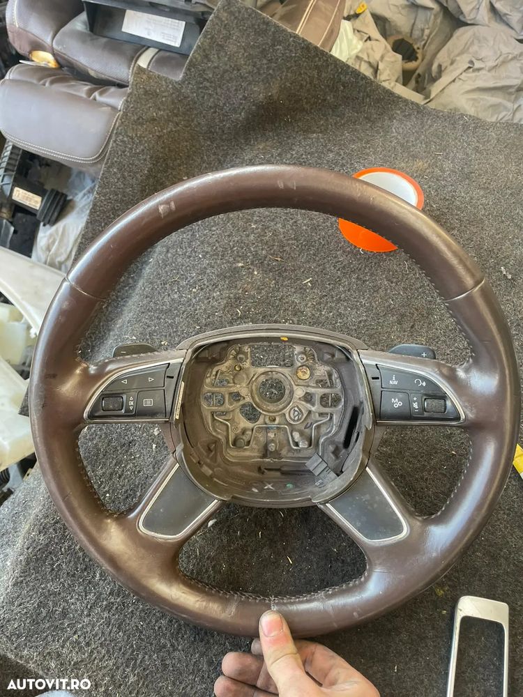 Volan cu comenzi si padele Audi A8 D4 4H 2010-2016 - 1