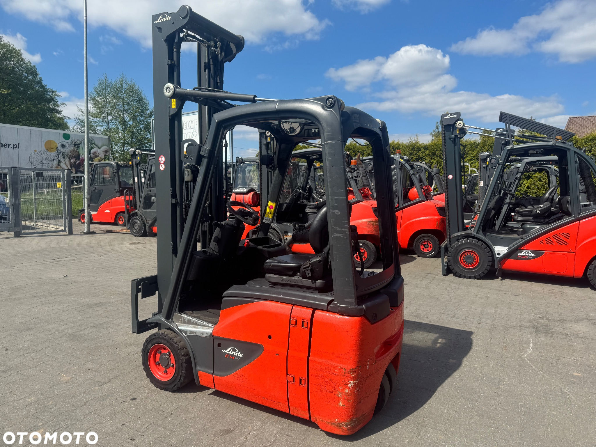 Linde E14  Evo Tylko 3560mth triplex przesuw wolny skok h16 h18 toyot e16 - 2
