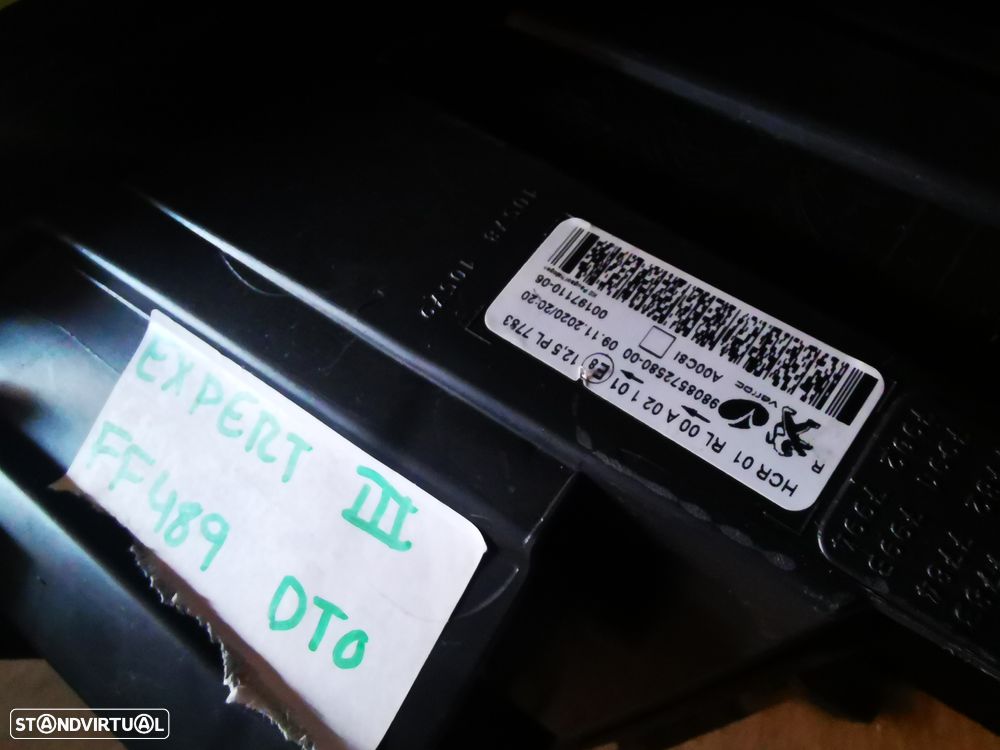 PEUGEOT EXPERT III FAROL DIREITO - FF489 - 7