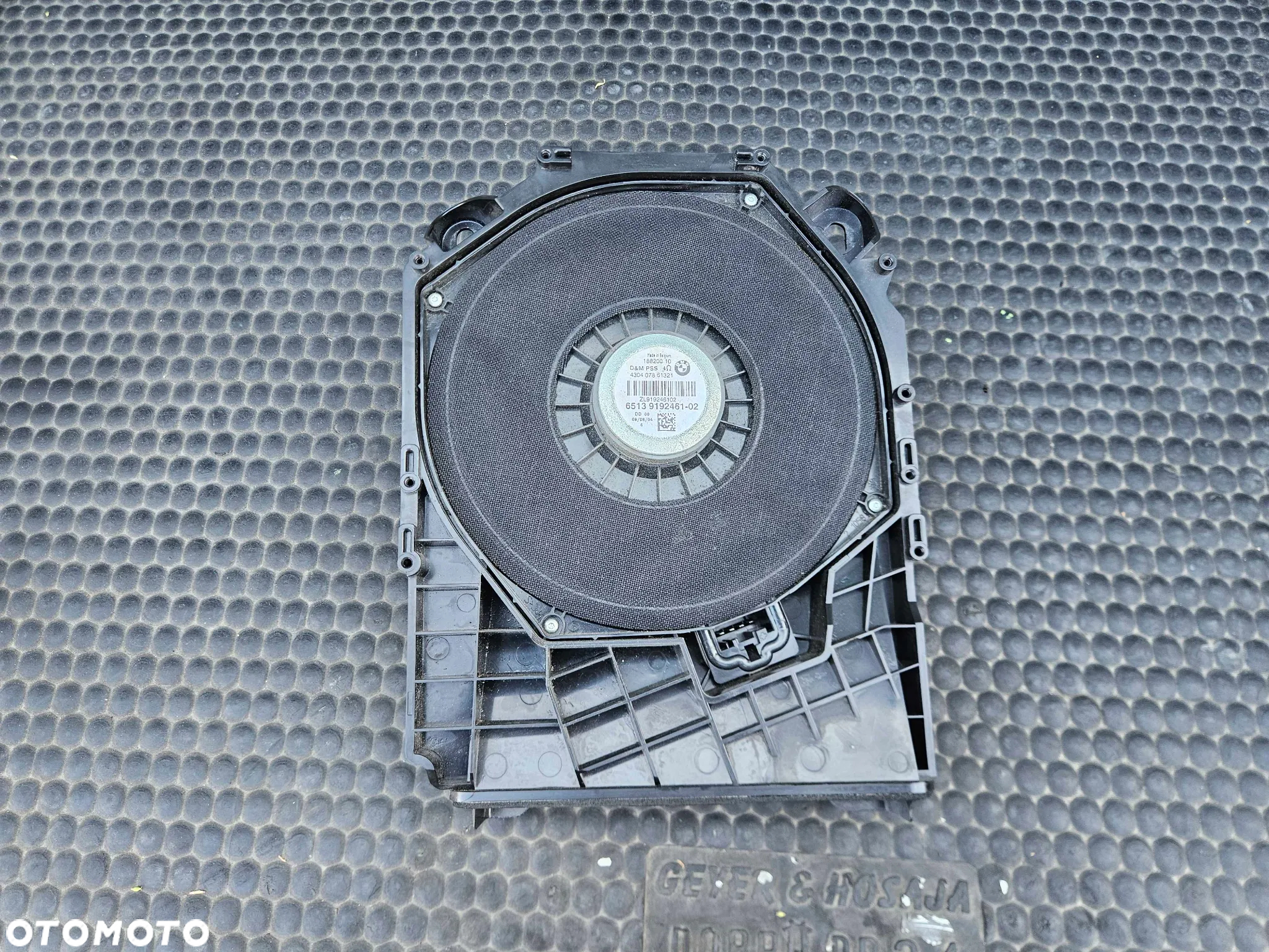 Głośnik 9143232 9141494 9192461 9192462 Glosniki Subwoofer BMW 1 3 E81 E87 E90 E91 - 22