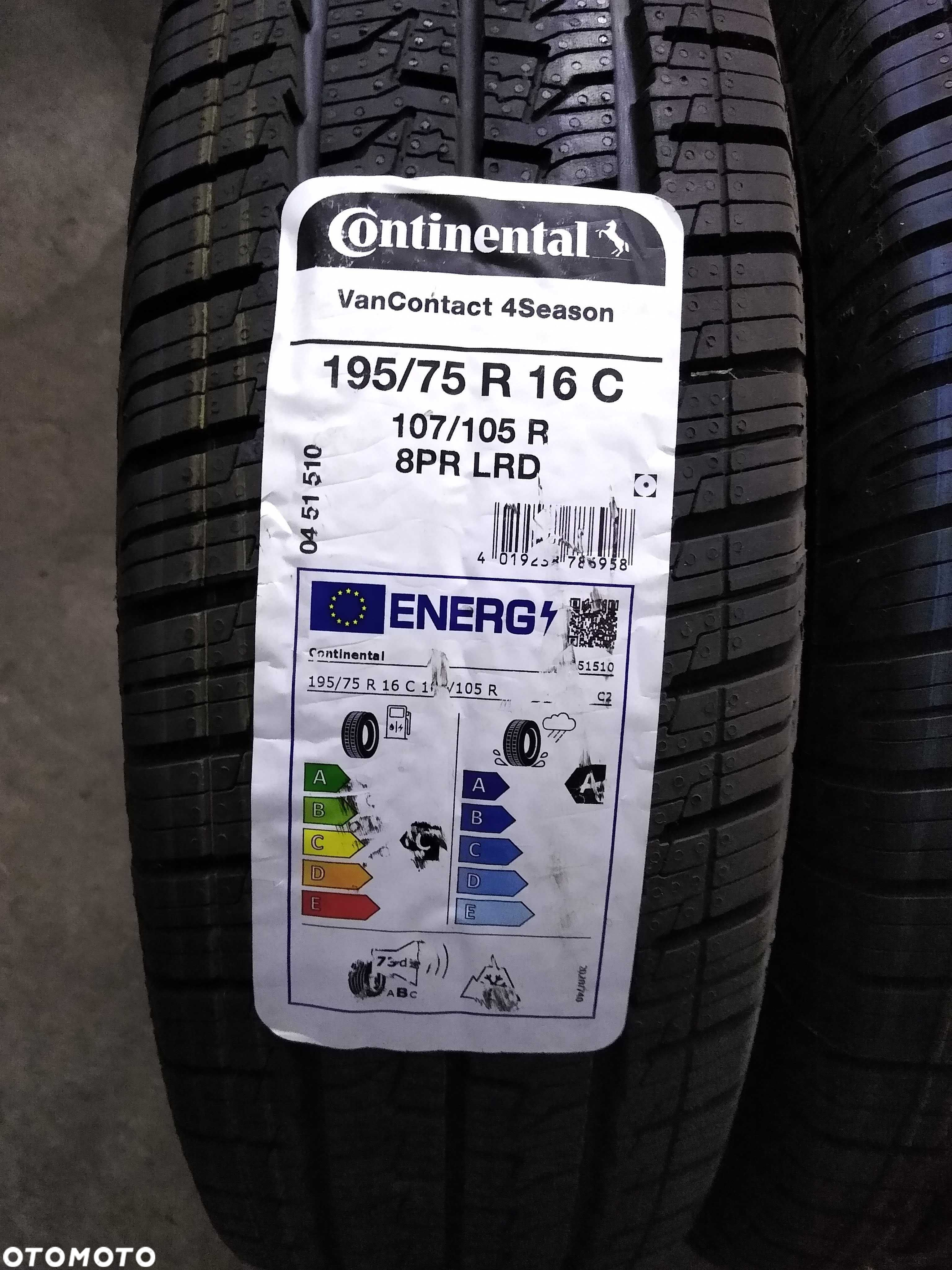 Opony wielosezonowe 195x75 R16C CONTINENTAL całoroczne 195/75/16c - 2