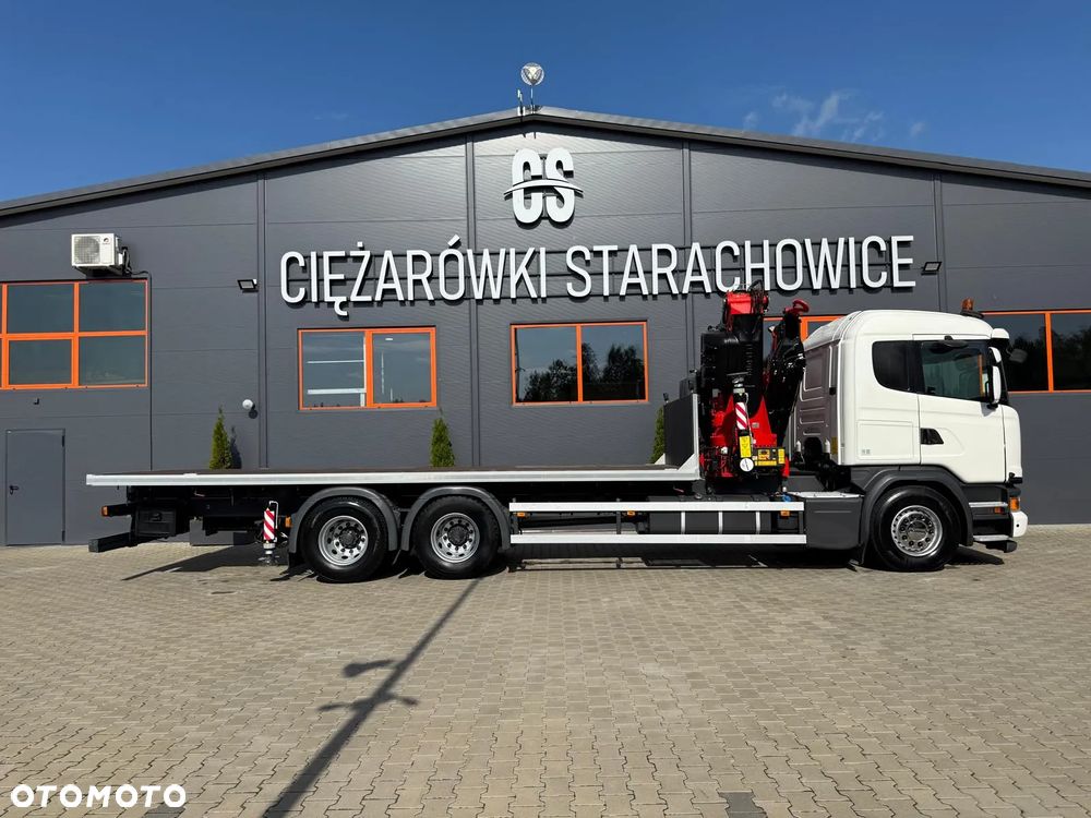 Scania Scania SCANIA G 320 // 6x2 6x4 // platforma z żurawiem FASSI F425RA.2.24 - 13