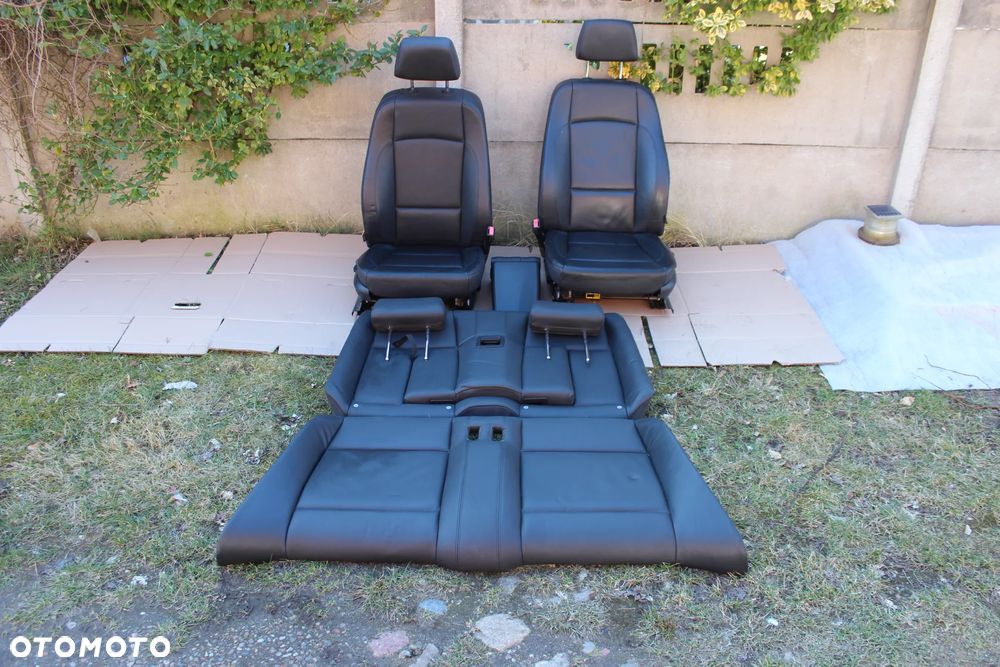 KOMPLET FOTELI FOTELE SKÓRA BMW 1 CABRIO E88 2009 - 1