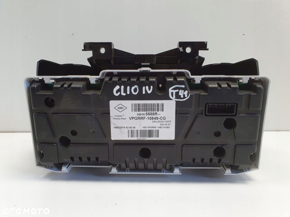 Renault Clio IV 0.9 TCE benzyna LICZNIK ZEGARY Europa 248105888R - 5