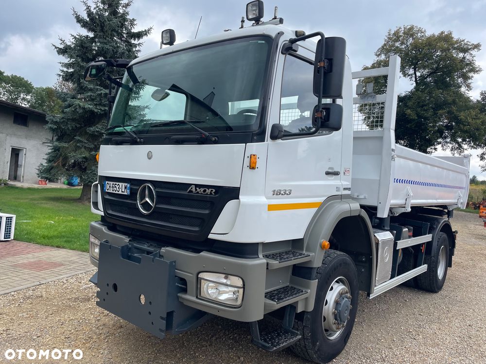 Mercedes-Benz Axor 1833AK  4x4 hydro burta pojazd specjalny zimowego utrzymania dróg kompletny  zestaw do odśnierzania  330 PS !!! 19 Ton DMC  STAN BDB !! - 2