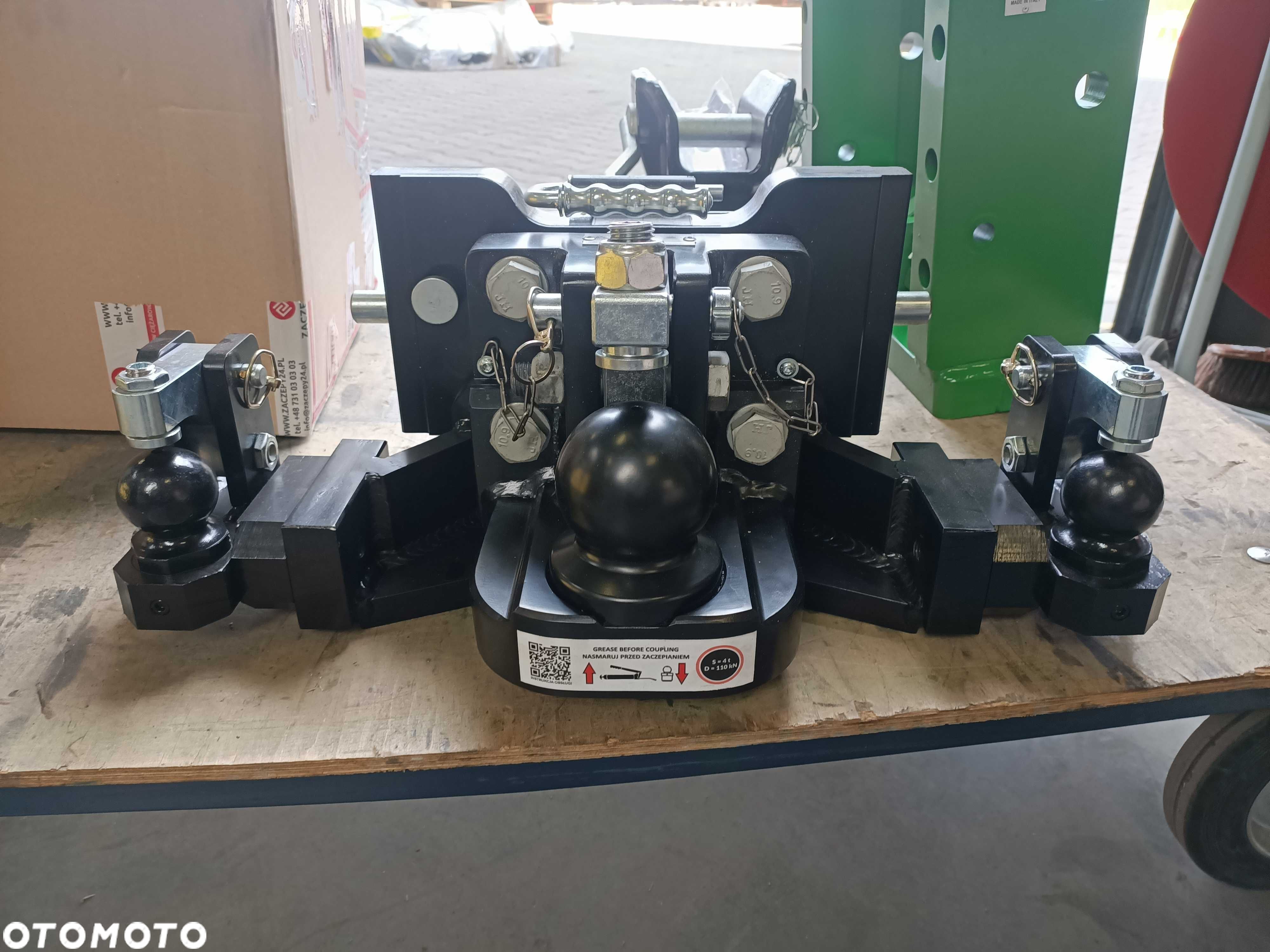 Układ sterowniczy K50 z zaczepem kulowym K80 do FENDT CLAAS JOHN DEERE - 1