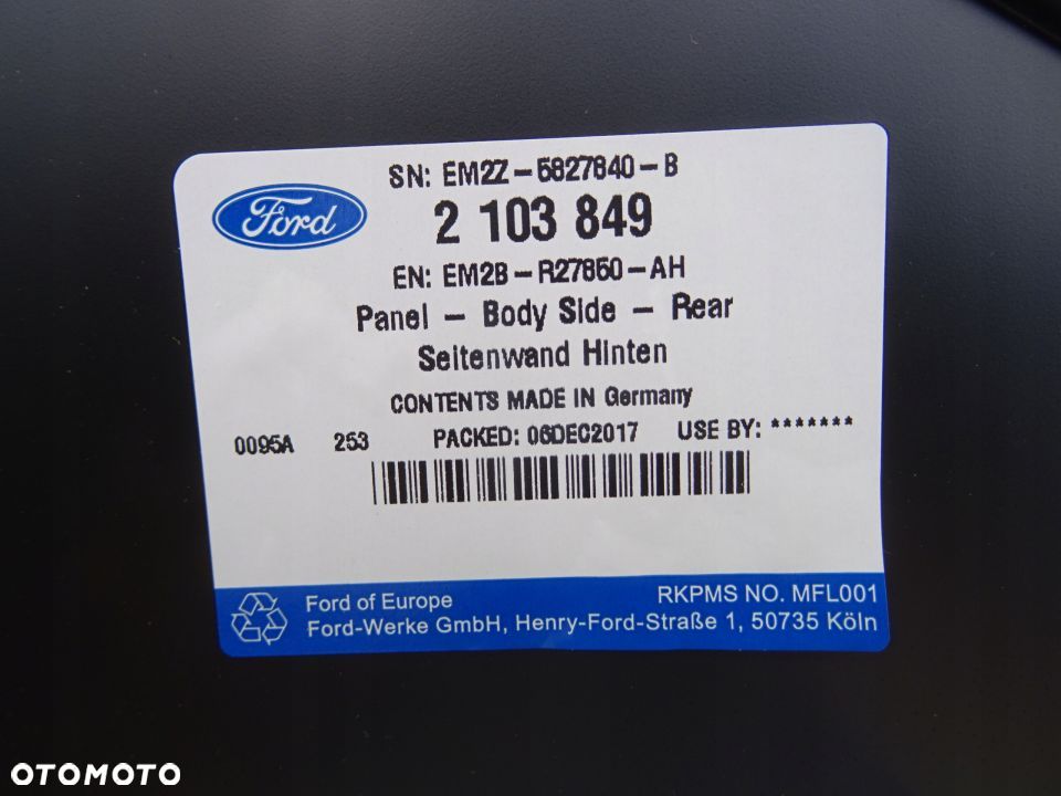 POSZYCIE BŁOTNIKA FORD S-MAX PRAWY TYŁ NOWE! - 4
