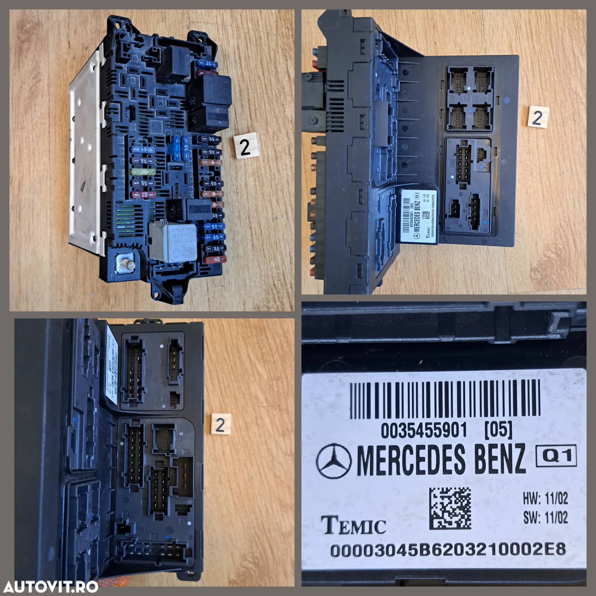 Tablou sigurante fata modul confort cutie sigurante spate BMW Seria 1 2 3 4 5 6 7 X5 X6 F Mercedes w211 - 3