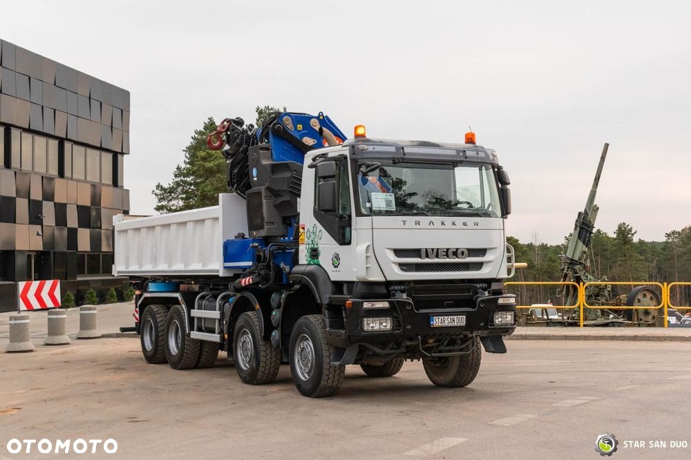 Iveco TRAKKER 450 8x8 PM 85SP HDS Żuraw Wywrotka - 14