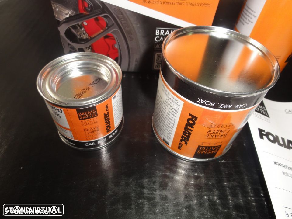 Tinta alta temperatura Foliatec de cor Verde Toxic / verde Porsche para bombas / pinças travão - 17