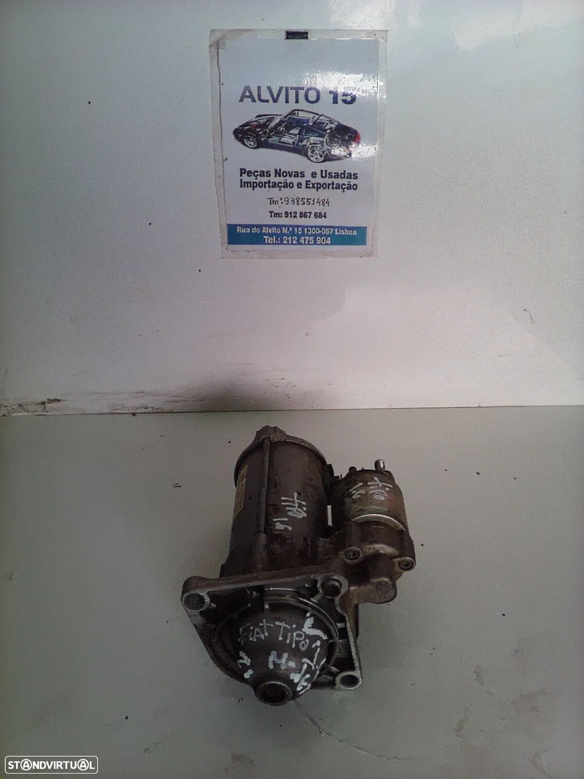 Motor de arranque Fiat Tipo 1.6 MultiJet   2021  referência: 52110467F109 - 1