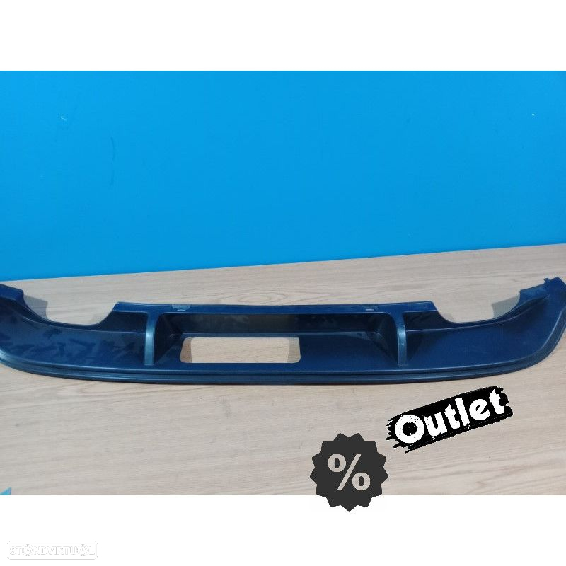 C010744C1 DIFUSOR TRASEIRO VOLKSWAGEN VW GOLF 7 12-17 LOOK R20 DUPLA SAÍDA - 5