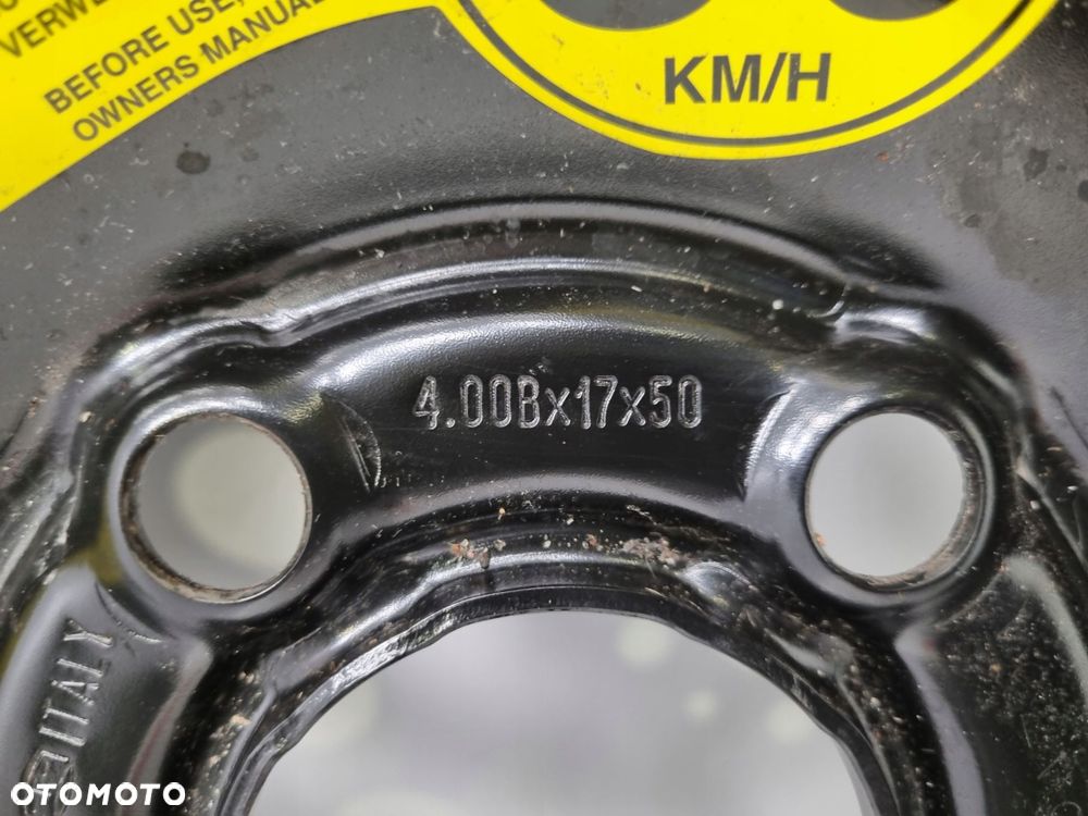 KOŁO DOJAZDOWE 125/80 R17 9209872 5x108 dojazdówka Volvo S60 I V70 II S80 I - 2