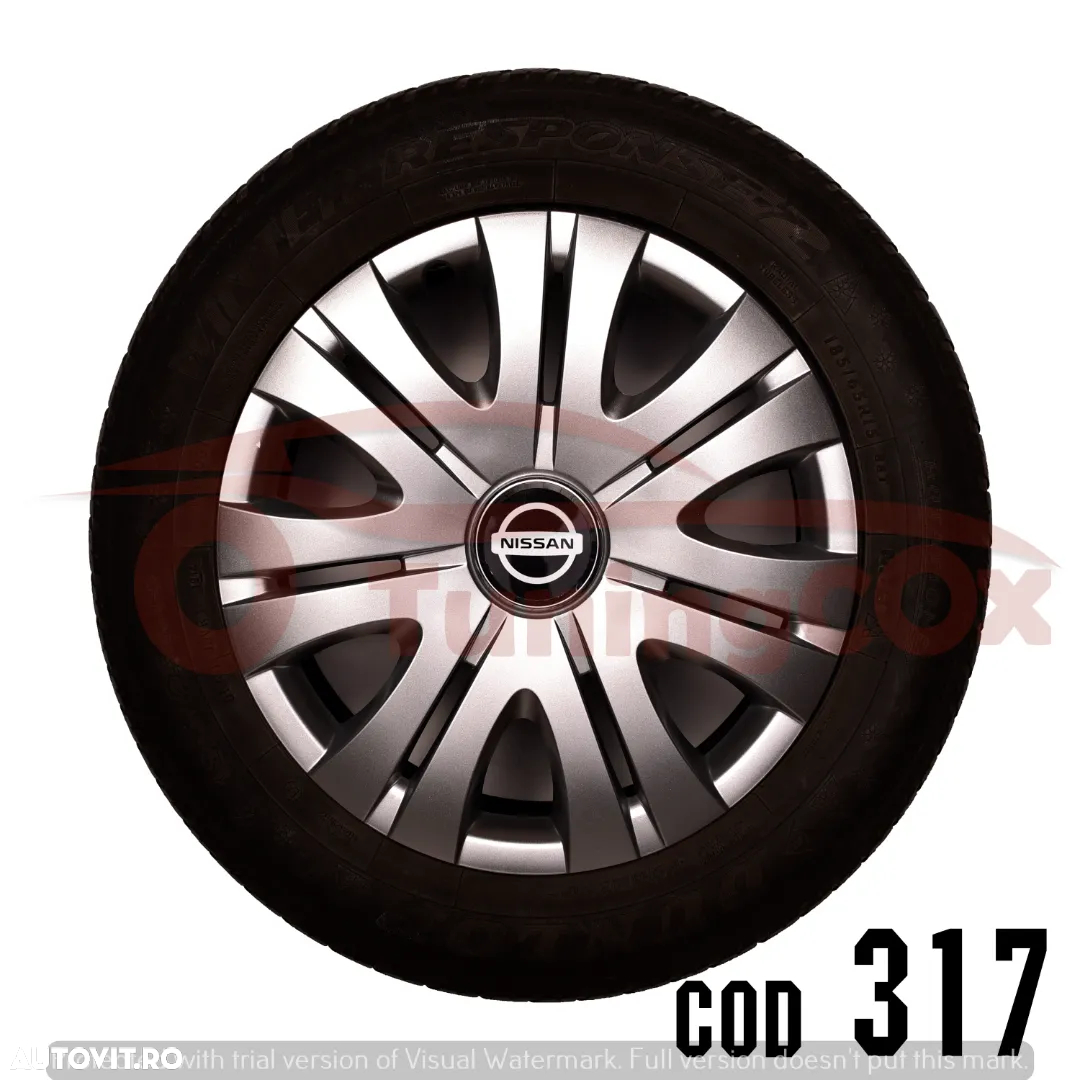 Capace roti R15 Nissan la set de 4 buc,Capace janata aliaj - 10