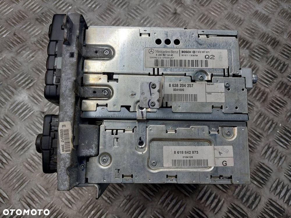 RADIO ODTWARZACZ COMMAND MERCEDES-BENZ W220 S320 2208270442 - 4