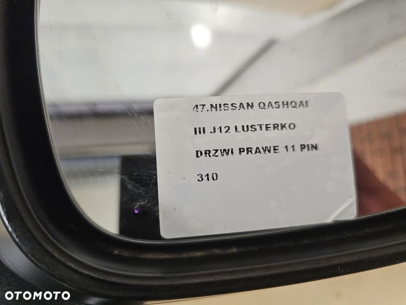 NISSAN QASHQAI 3 III J12 LUSTERKO DRZWI PRAWE 11 PIN - 7