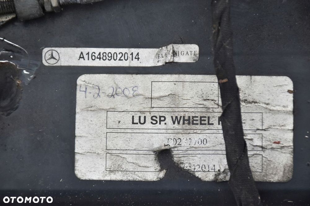 mocowanie koła zapasowego mercedes ml w164 - 9