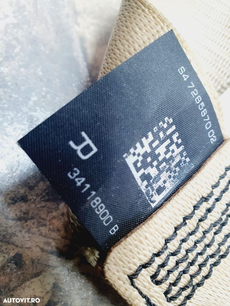 Centura de siguranta stanga spate 34118900b BMW Seria 5 F11  [din 2009 pana  2013] - 5