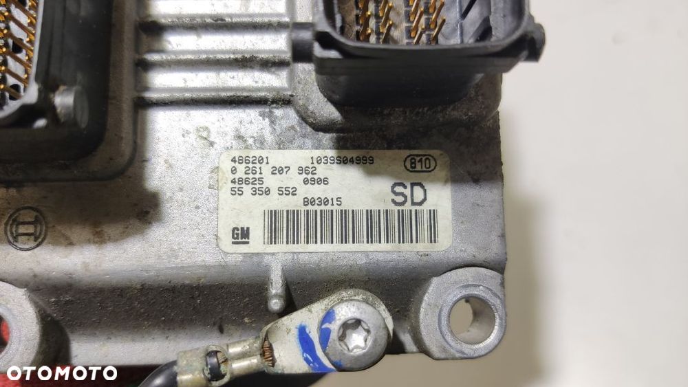 ZESTAW KOMPUTER STEROWNIK IMMOBILIZER KLUCZYK OPEL CORSA C 1.2 0261207962 13144390 ORYGINAŁ WYSYŁKA! - 7