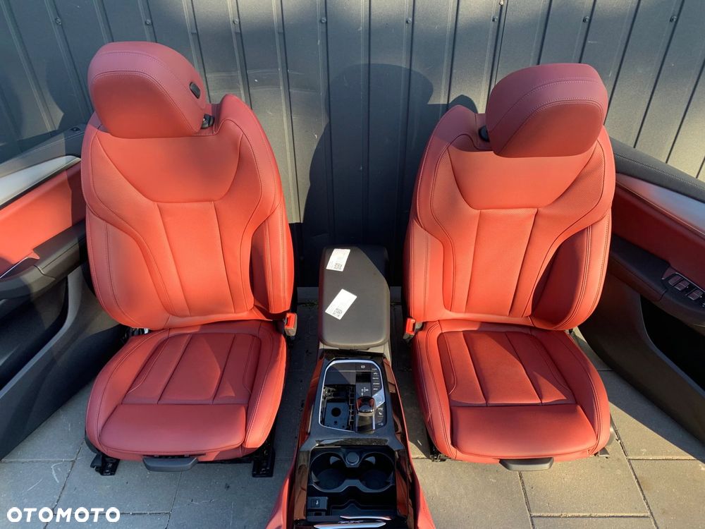 FOTELE TAPICERKA BMW X4 G02 SPORTY ELEKTRYCZNE PAMIĘĆ SKÓRA PERFOROWANA TACORA - 2