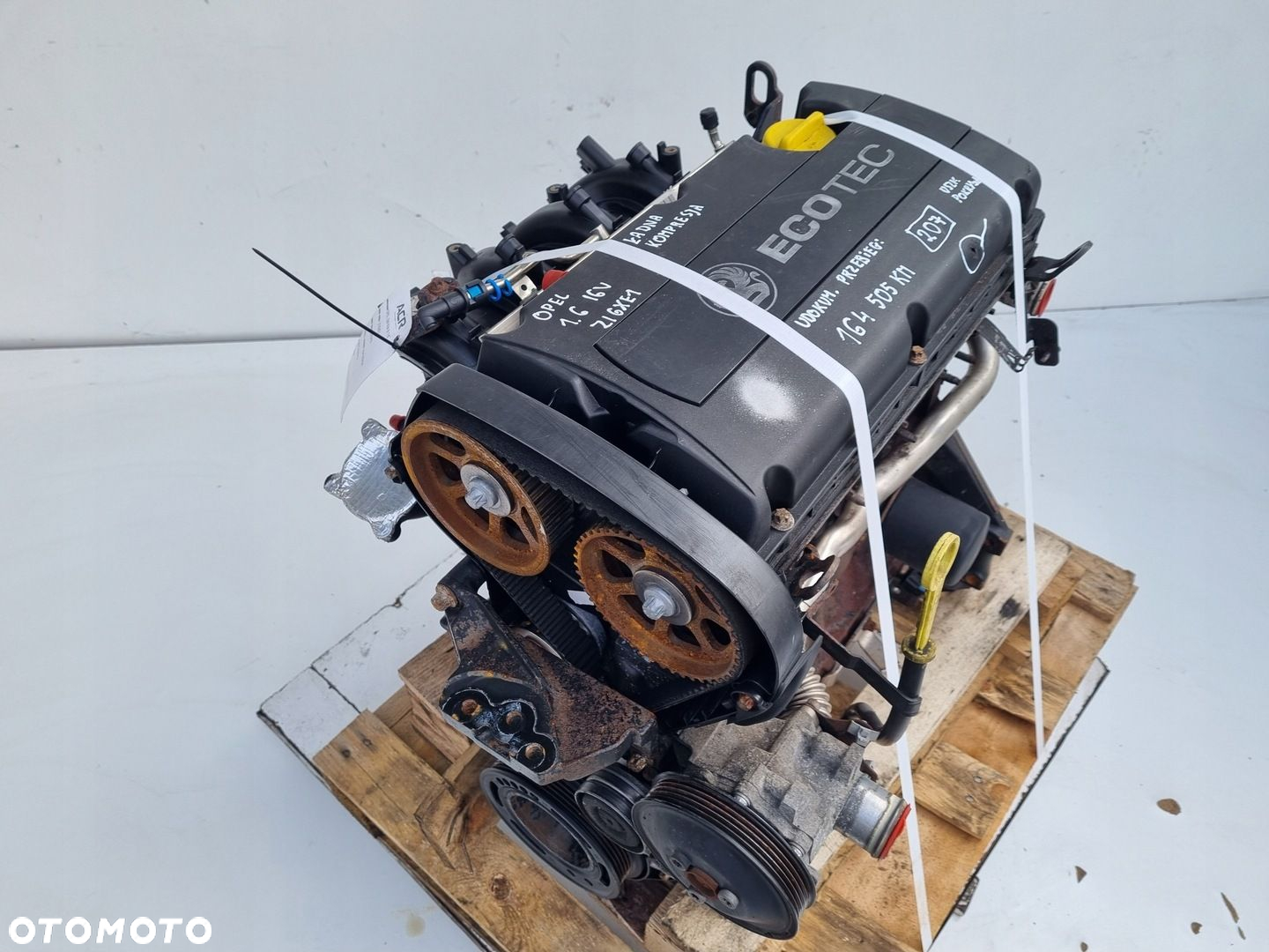 SILNIK KOMPLET Opel Astra III H 1.6 16V udokumentowane 164tyś Z16XE1 - 11